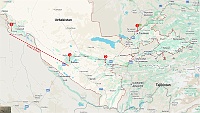 Uzbekistan Map